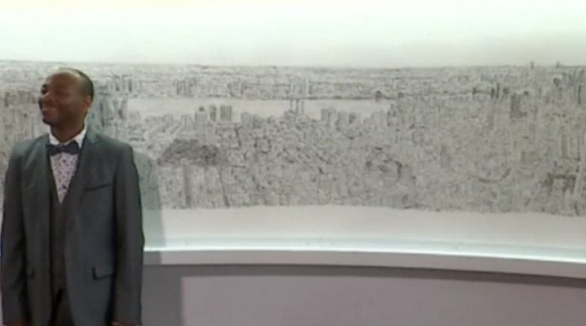 Απίστευτο: Ζωγράφισε ολόκληρη τη Νέα Υόρκη από μνήμης (βίντεο)